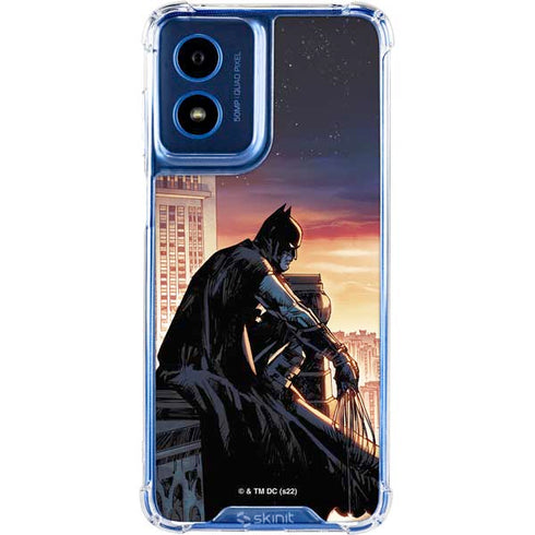 DC Comics Batman War on Crime Cover (Brazil) Moto G 5G (2024) Clear Case
